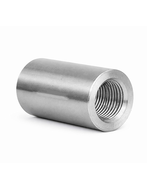 Муфта с цилиндрической резьбой для стыковки арматуры 22 мм фото 2