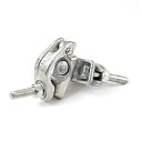 Хомут поворотный 60х60 мм, оцинкованный, кованный фото 1