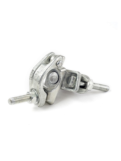 Хомут поворотный 60х60 мм, оцинкованный, кованный фото 1