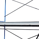 Настил перфорированный оцинкованный с люком и лестницей для строительных лесов 0,6х3,0 м фото 7