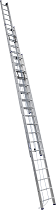 Купить Лестница трехсекционная выдвижная с тросом Ал 3316